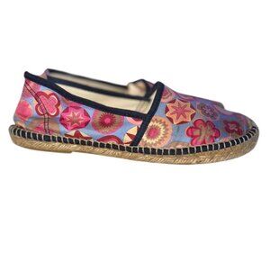 Respoke Spain CC coco logo pink hearts espadrilles 38 8